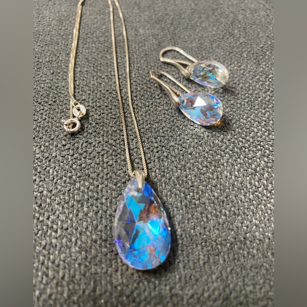 Sterling Silver- Necklace & Earrings